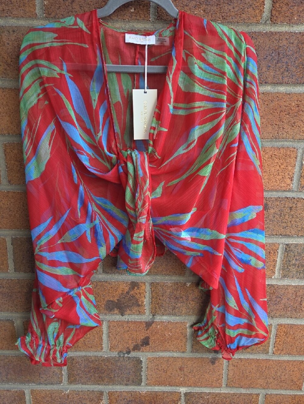 Ramy Brook Tropical Print Blouse - Picture 7 of 7